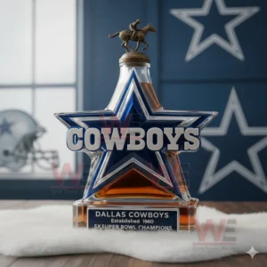 dallas cowboys 5x super bowl champions whiskey bottle img 4 ypGV2