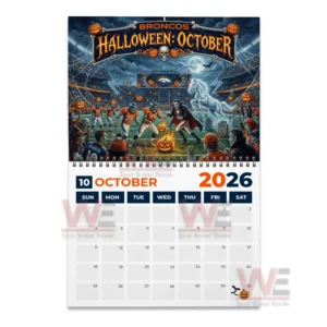 Denver Broncos 2026 Wall Calendar 12 denver broncos 2026 wall calendar img 4 B5zqb