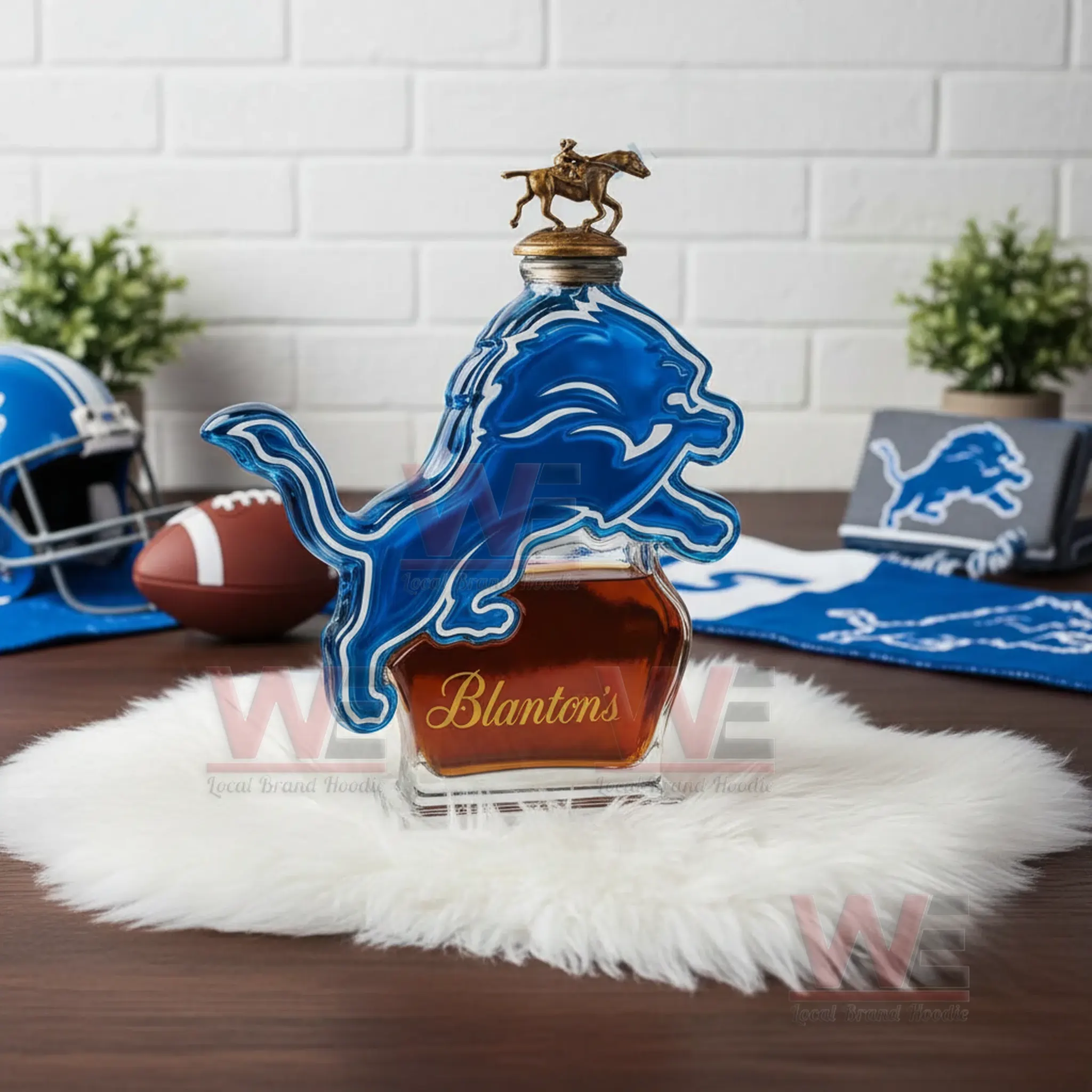 Detroit Lions Custom Whiskey Bottle 5 Detroit Lions Custom Whiskey Bottle - Image 5