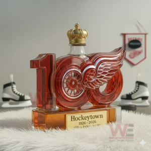 Detroit Red Wings 100th Anniversary Whiskey Bottle 11 detroit red wings 100th anniversary whiskey bottle img 5 tPS8Y