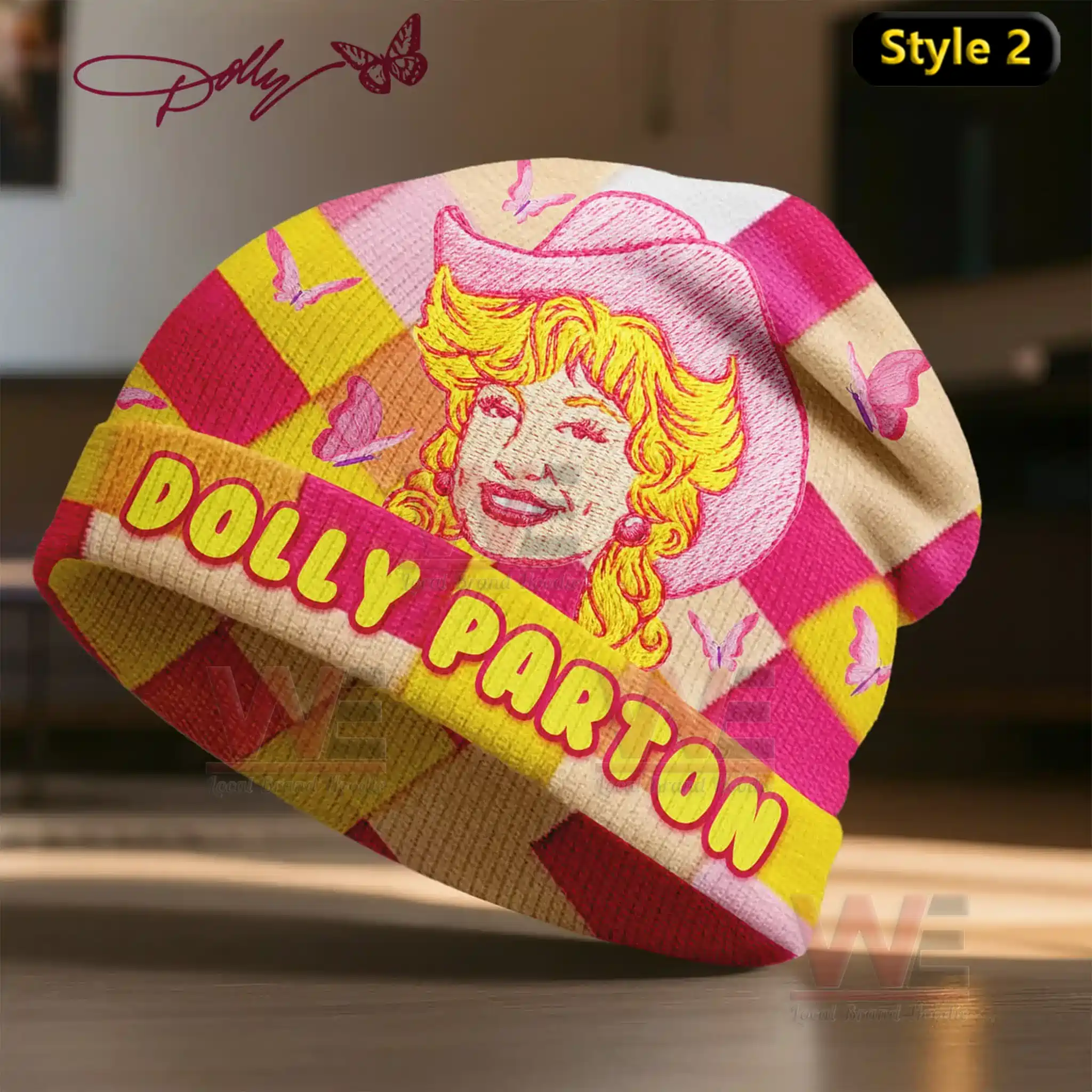 Dolly Parton In Dolly We Trust Beanie Hat cap 5 Dolly Parton In Dolly We Trust Beanie Hat cap - Image 5