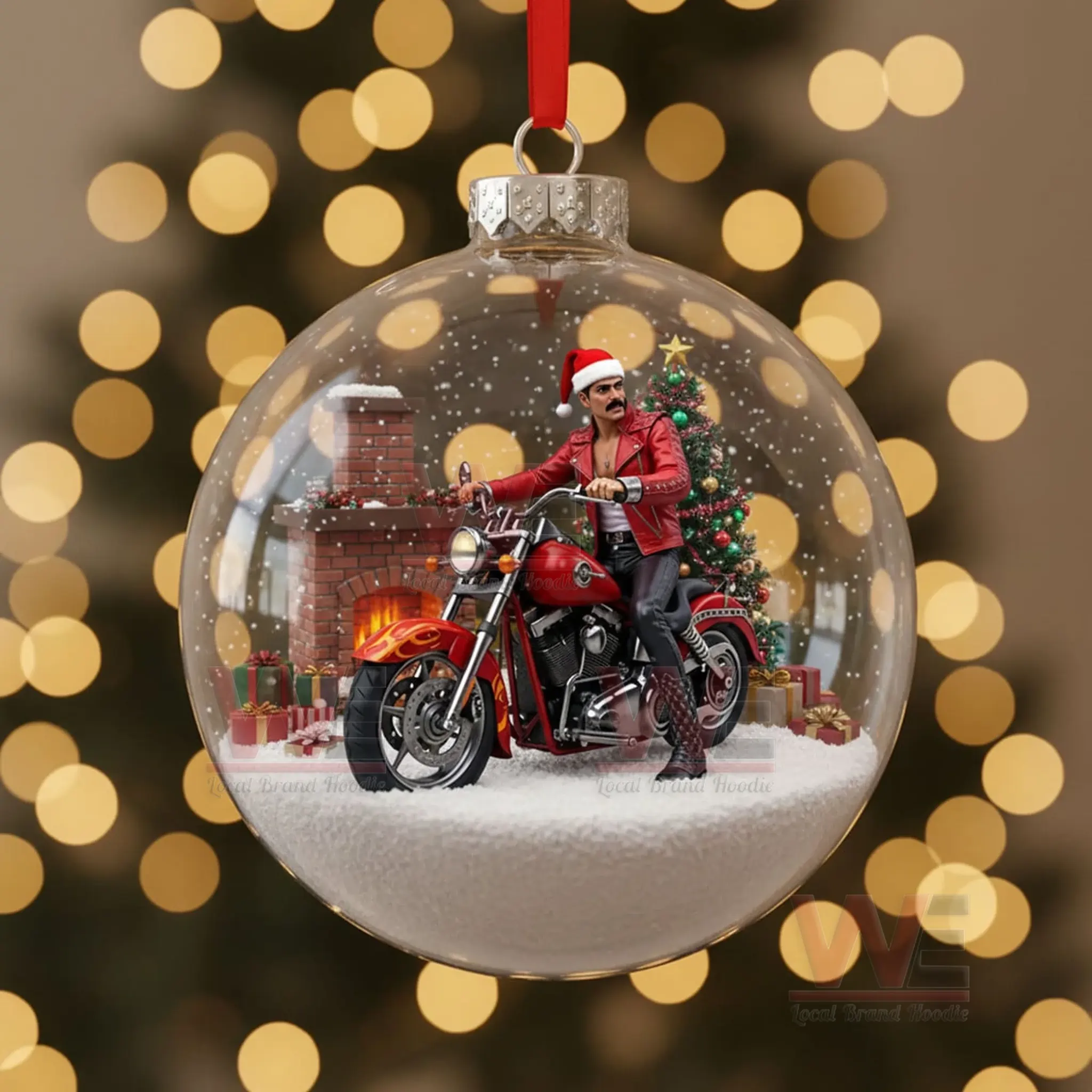 Freddie Mercury Christmas Ornament 5 Freddie Mercury Christmas Ornament - Image 5