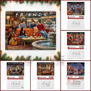 Friends 2026 Wall Calendar 11 friends 2026 wall calendar img 4 ulOJd
