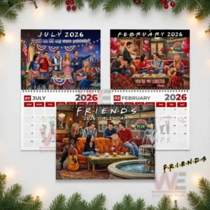 Friends 2026 Wall Calendar 12 friends 2026 wall calendar img 5 9g39D