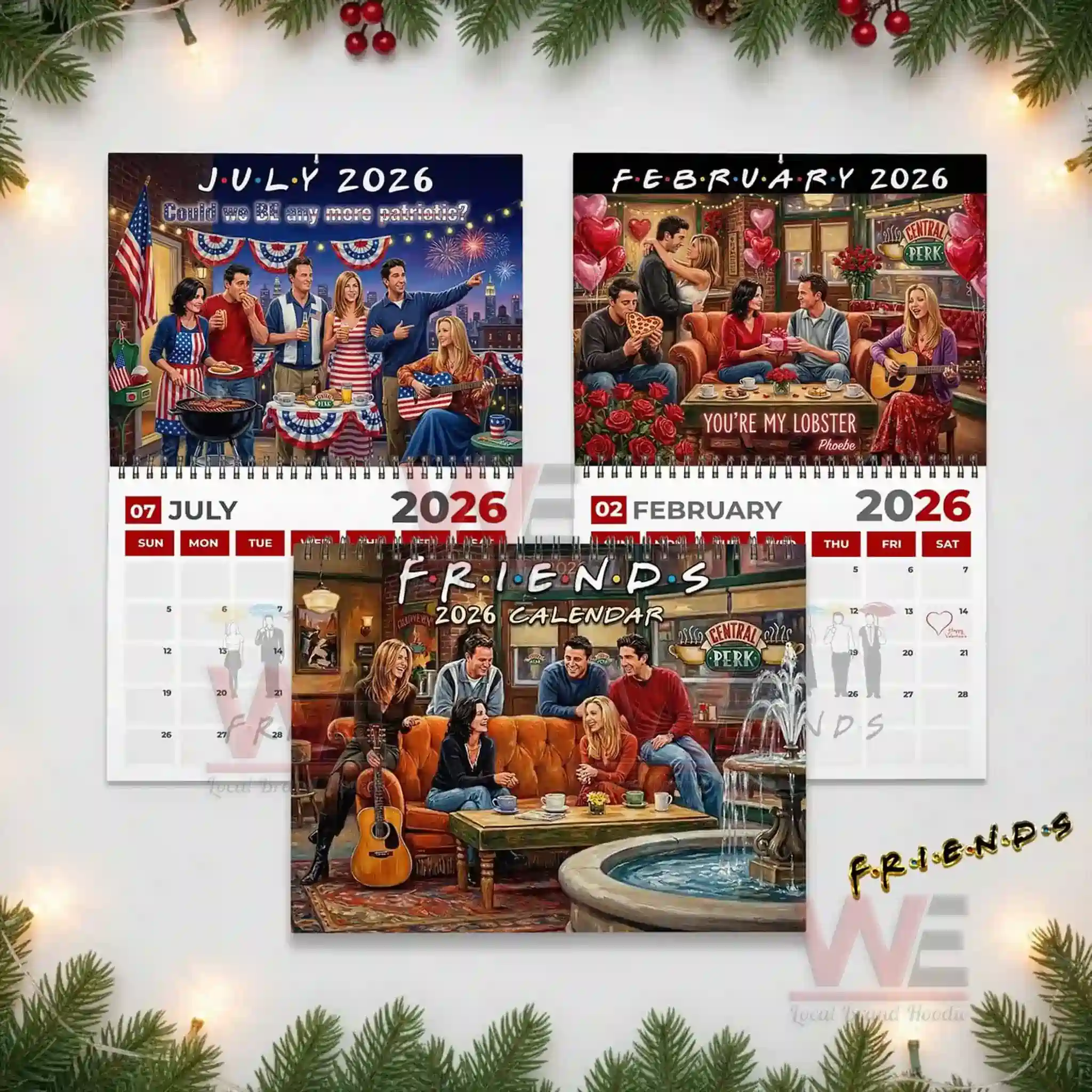 Friends 2026 Wall Calendar 6 Friends 2026 Wall Calendar - Image 6