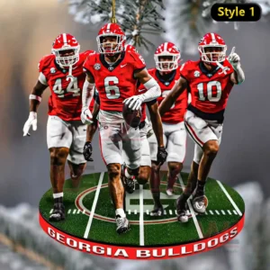 Georgia Bulldogs highlight moment Ornament