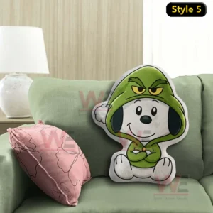 Grinch x Snoopy Custom Shaped Pillow 9 grinch x snoopy custom shaped pillow img 4 ax9U2