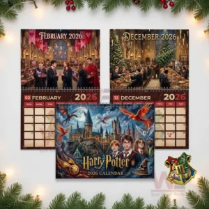 Harry Potter 2026 Wall Calendar 10 harry potter 2026 wall calendar img 4 pPLJ4