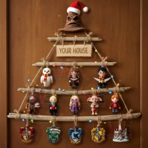 Harry Potter Premium Rustic Wall Christmas Tree