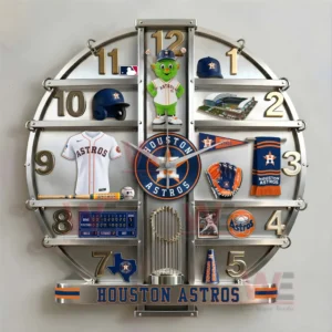 houston astros home decorative 3d wall clock img 4 5ytXT