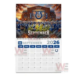 Indianapolis Colts 2026 Wall Calendar 11 indianapolis colts 2026 wall calendar img 4 mML8R