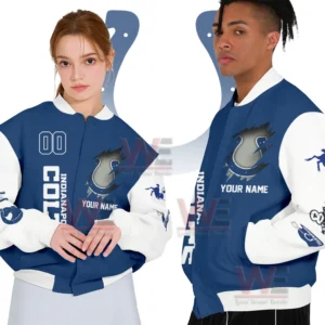 Indianapolis Colts Damn Right I am A Colts Fan Custom Baseball Jacket