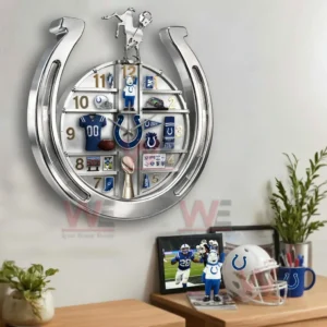 Indianapolis Colts Home Decorative 3D Wall Clock