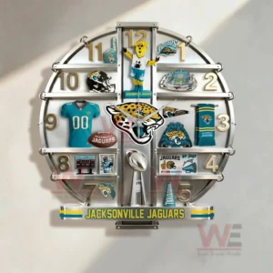 Jacksonville Jaguars Home Decorative 3D Wall Clock