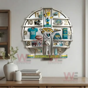 jacksonville jaguars home decorative 3d wall clock img 4 6DCxL