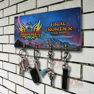 Journey Final Frontier Tour 2026 Personalized Wall Key Holder
