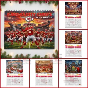 kansas city chiefs 2026 wall calendar img 5 Zcl0z