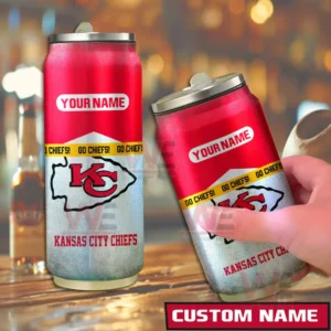 Kansas City Chiefs NFL Personalized Can Tumbler