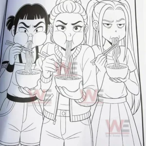kpop demon hunters coloring book img 5 yR0P2