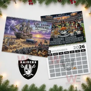 Las Vegas Raiders 2026 Wall Calendar 10 las vegas raiders 2026 wall calendar img 4 bR3gs