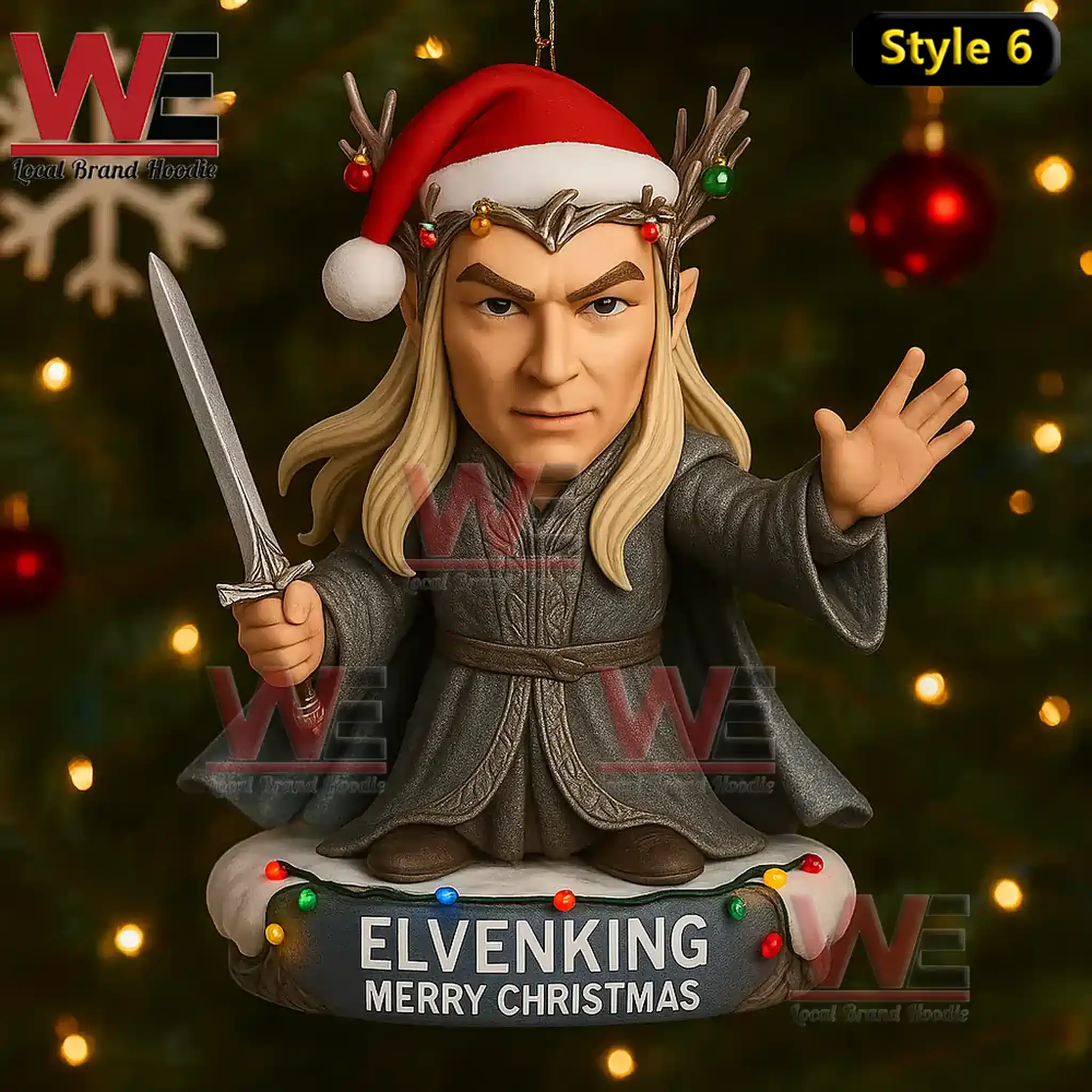 Lord of the Rings 25th Anniversary 2001-2026 Christmas Ornament 6 Lord of the Rings 25th Anniversary 2001-2026 Christmas Ornament - Image 6