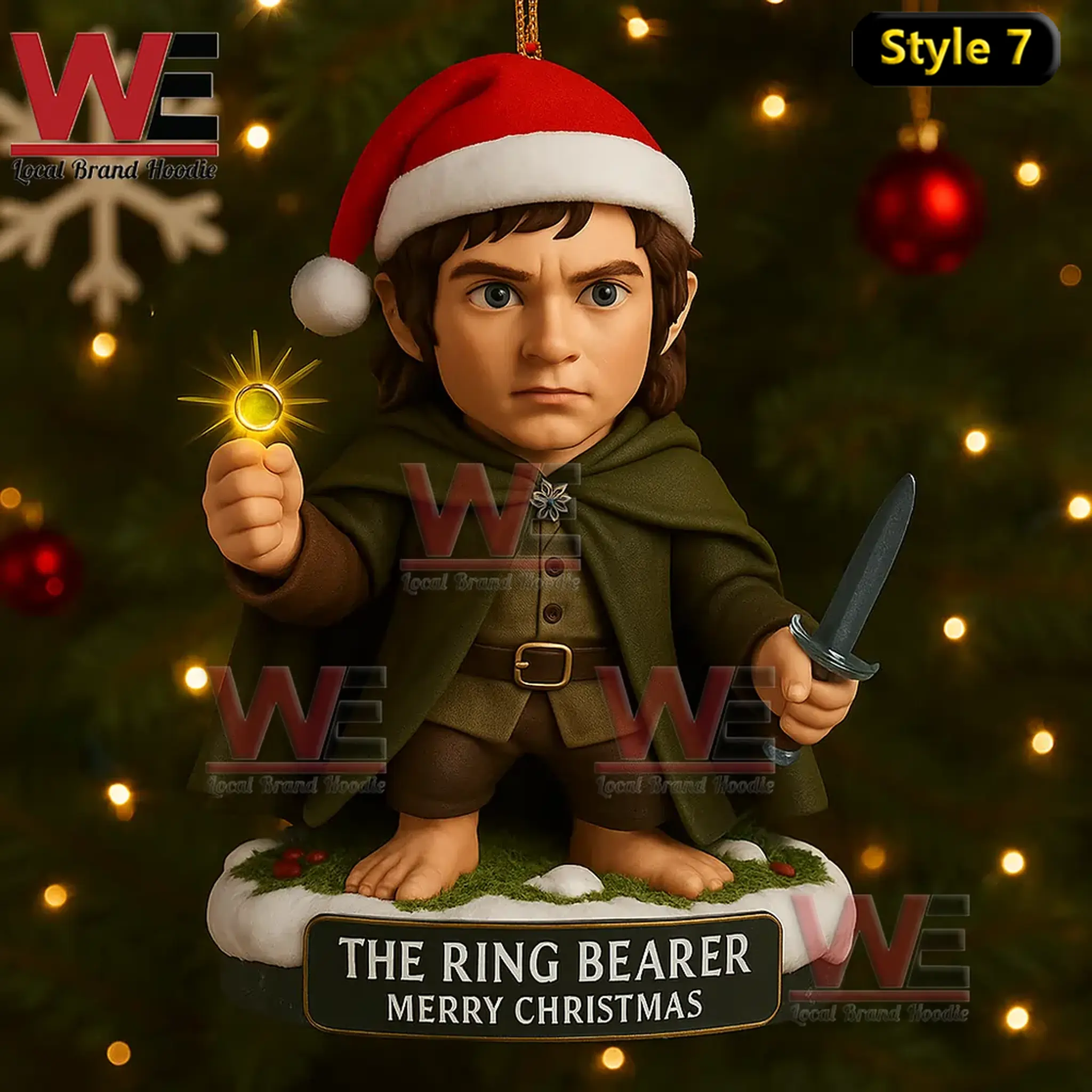 Lord of the Rings 25th Anniversary 2001-2026 Christmas Ornament 7 Lord of the Rings 25th Anniversary 2001-2026 Christmas Ornament - Image 7