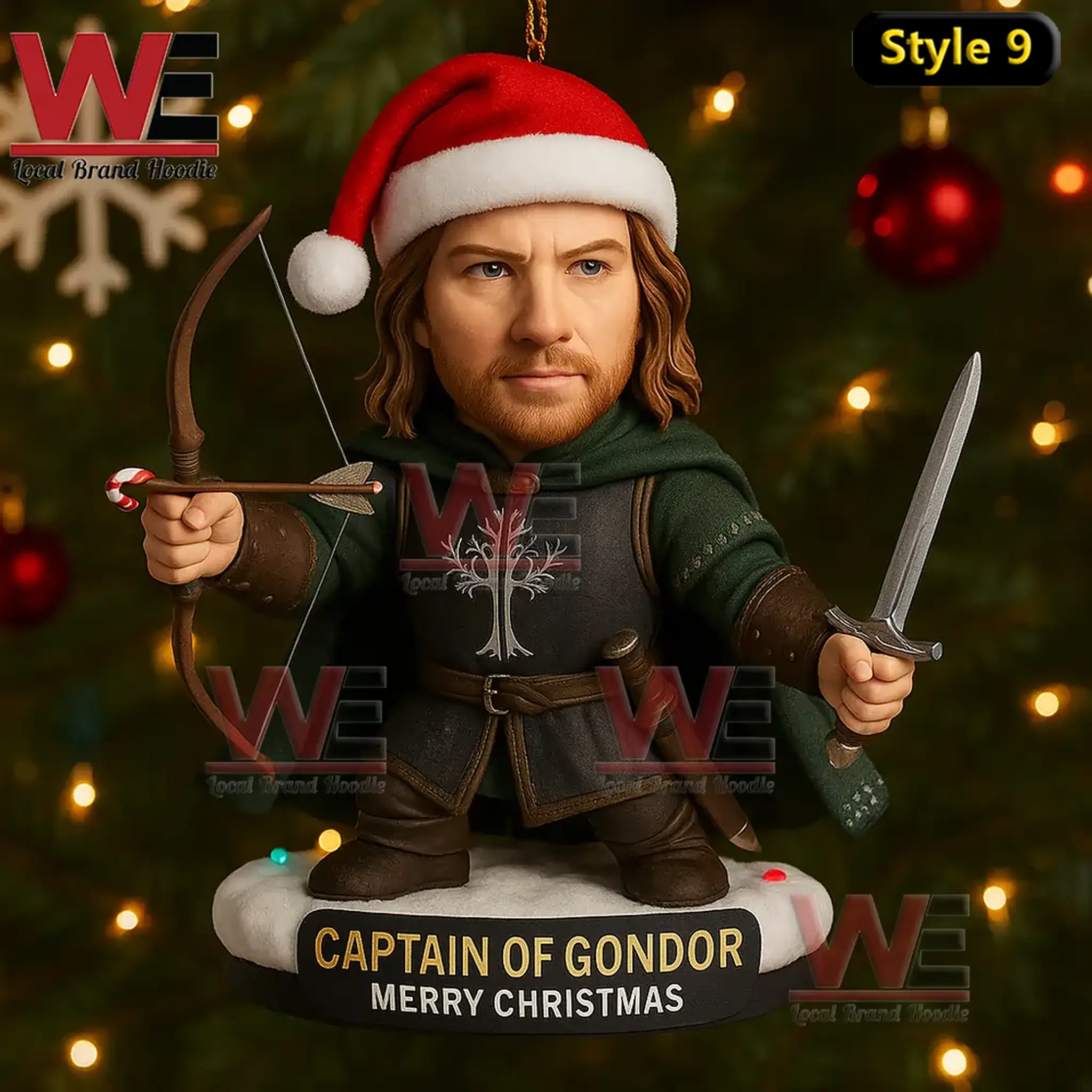 Lord of the Rings 25th Anniversary 2001-2026 Christmas Ornament 9 Lord of the Rings 25th Anniversary 2001-2026 Christmas Ornament - Image 9
