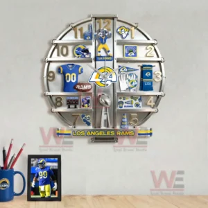 los angeles rams home decorative 3d wall clock img 4 pSwPQ