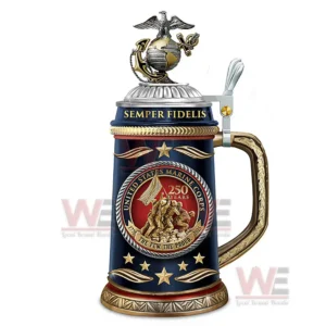 Marine Corps 250th Anniversary Porcelain Beer Stein
