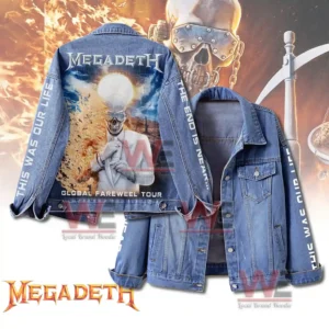 Megadeth Global Farewell Tour Denim Jacket