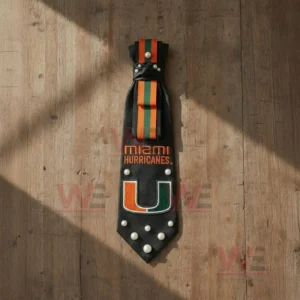 Miami Hurricanes Premium Statement Necktie