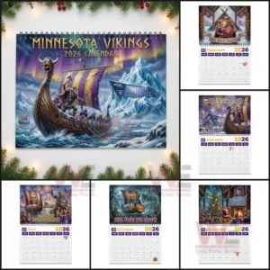 minnesota vikings 2026 wall calendar img 5 VoxRR