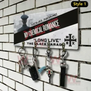 My Chemical Romance Long Live The Black Parade 2026 Personalized Wall Key Holder