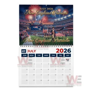 New England Patriots 2026 Wall Calendar 14 new england patriots 2026 wall calendar img 5 hHgnv