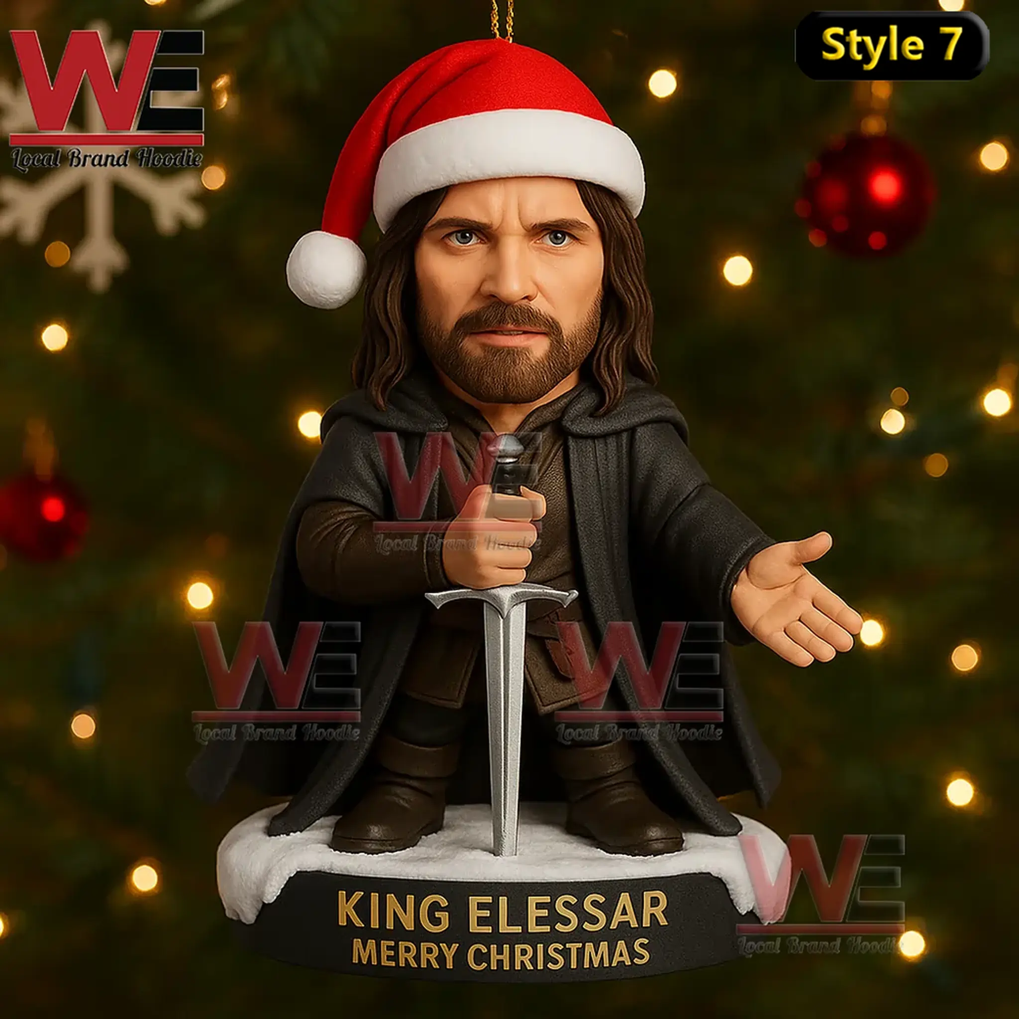 NEW Lord of the Rings Christmas Decoration Ornament 7 NEW Lord of the Rings Christmas Decoration Ornament - Image 7