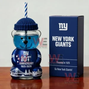 New York Giants 101st Anniversary 1925-2026 Bear Glass Cup