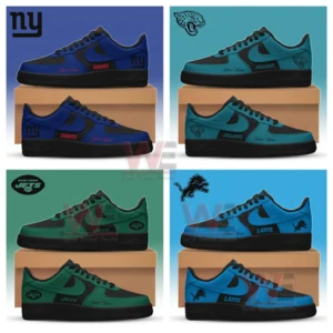nfl football team black in black limited edition air force 1 shoes img 4 G1SFW