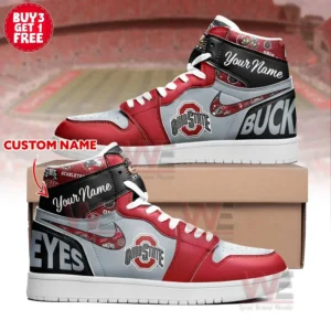 Ohio State Buckeyes AIR JORDAN 1 HIGH Sneakers