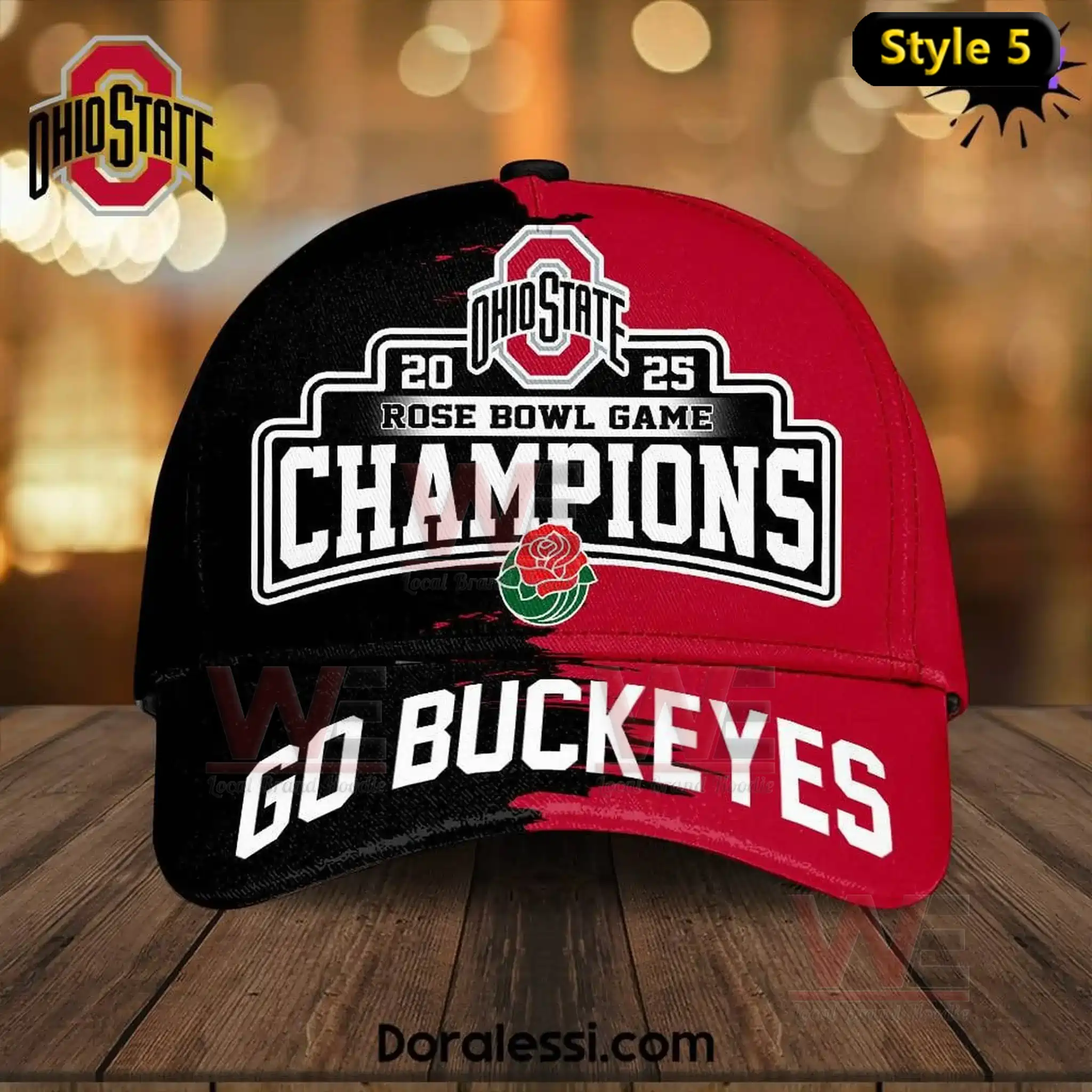 Ohio State Buckeyes College Football National Champion Cap hat 5 Ohio State Buckeyes College Football National Champion Cap hat - Image 5