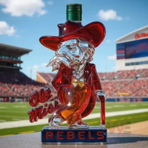 Ole Miss Rebels Mascot Whiskey bottle 9 ole miss rebels whiskey bottle img 4 awoUK