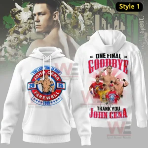 White hoodie and shirt with wrestling legend tribute artwork heroic pose and fan celebration design!