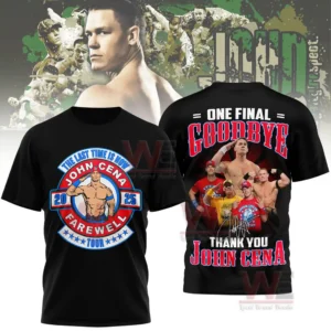 Black wrestling tribute shirt with central hero figure and bold graphic design!