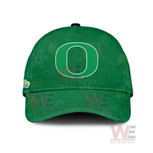 Oregon Ducks x SpongeBob Limited Edition Hoodie 7 A front facing green cap with a classic college emblem and minimal sporty appearance!