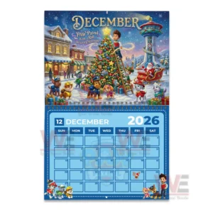 paw patrol 2026 wall hanging calendar img 4 Wjf6x
