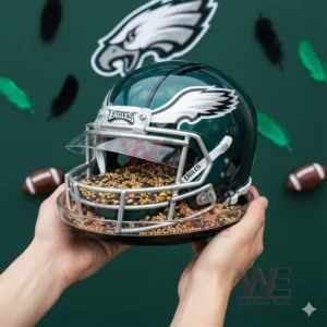 Philadelphia Eagles Helmet Bird Feeder