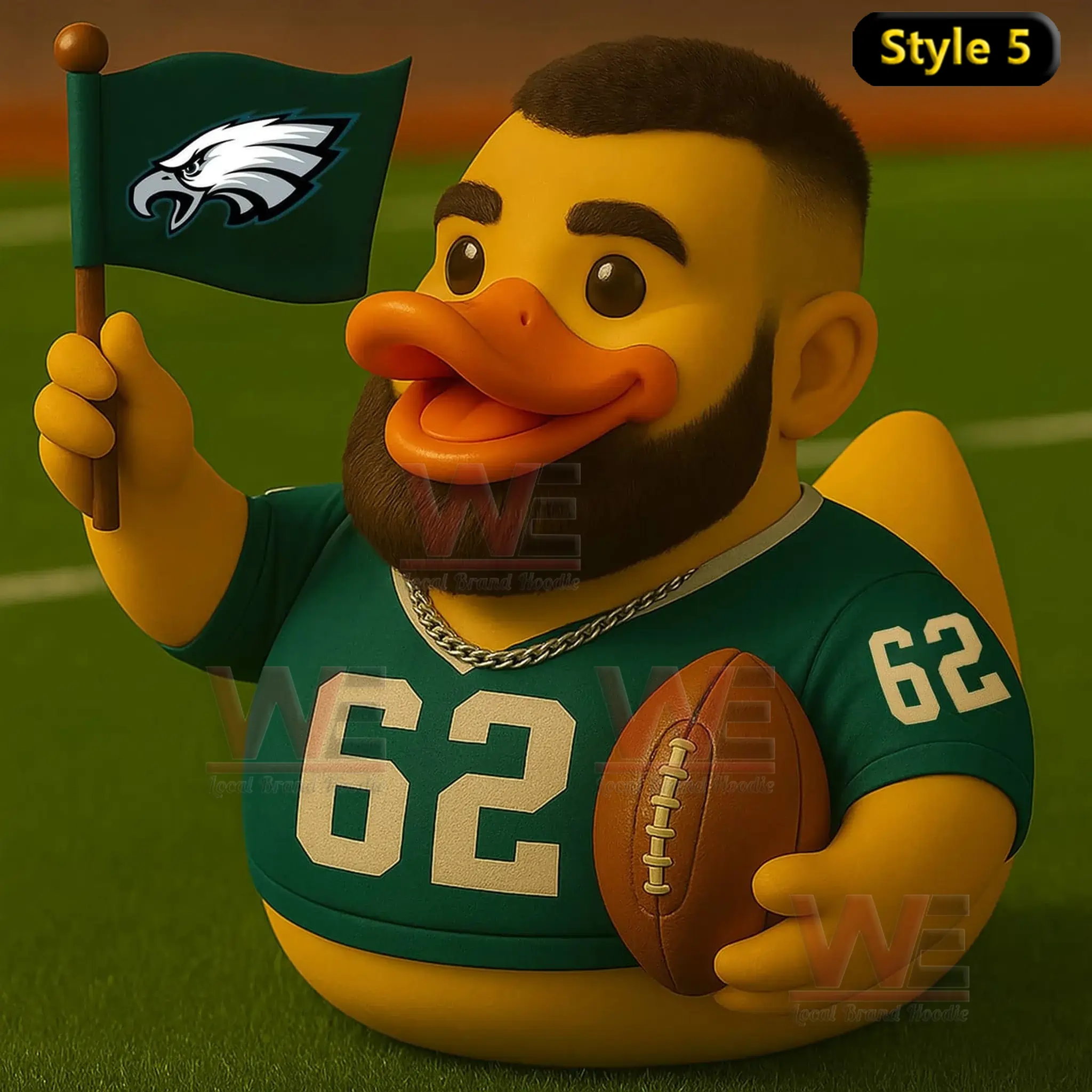 Philadelphia Eagles Player Rubber Duck 5 Philadelphia Eagles Player Rubber Duck - Image 5