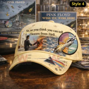 Pink Floyd May You Be Here 50th Anniversary Cap Hat 10 pink floyd may you be here 50th anniversary cap hat img 4 q1Txo