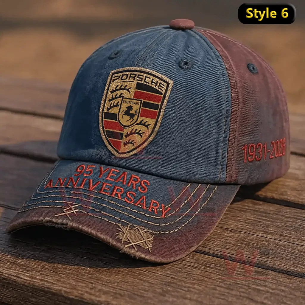Porsche 95th Anniversary 1931-2026 Cap hat 6 Porsche 95th Anniversary 1931-2026 Cap hat - Image 6