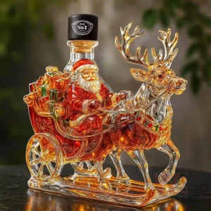 premium santa sleigh whiskey decanter bottle img 6 Ft8fJ