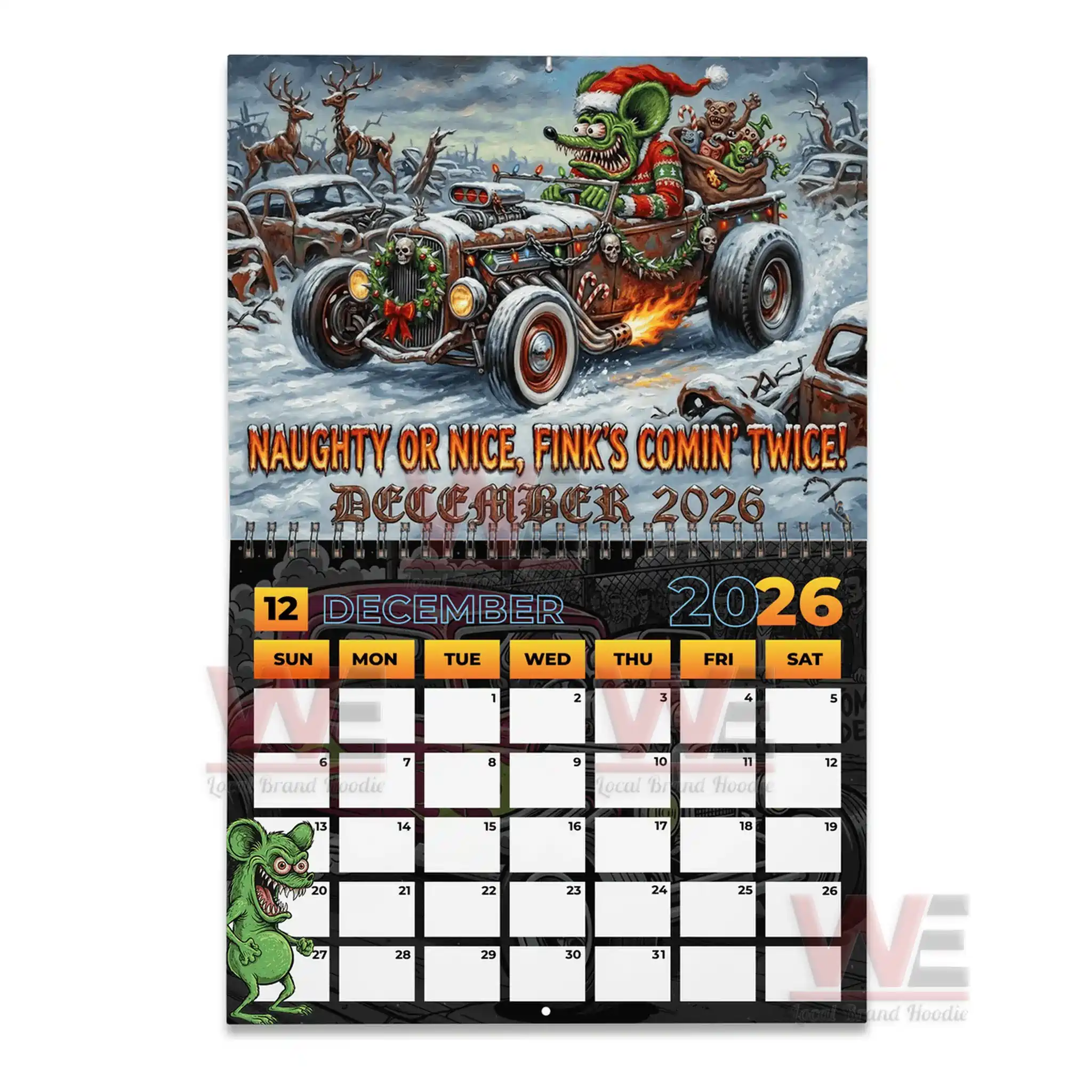 Rat Fink 2026 Wall Calendar 6 Rat Fink 2026 Wall Calendar - Image 6